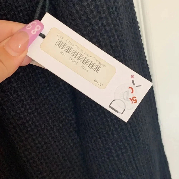 Dex criss cross back cardigan - Picture 2 of 4